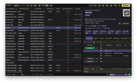 electronics inventory management|BOMIST: Inventory and BOM Management Software for Electronics.